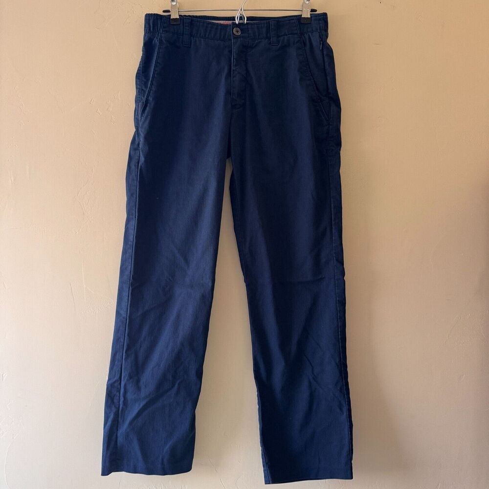 Under Armour Men's Chino Pants Performance Stretch Golf 32 x 32 Blue Khaki